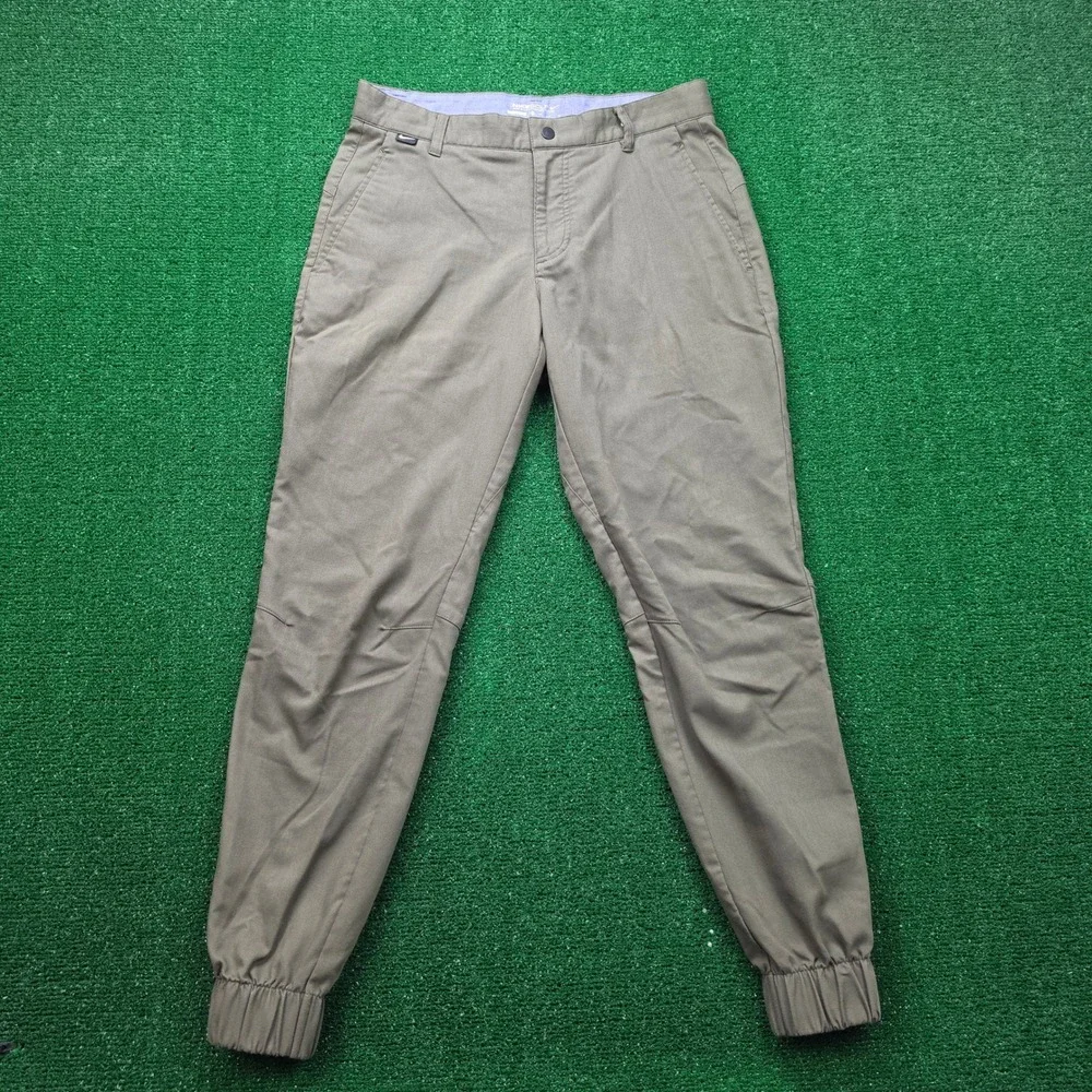 Nike Golf Jogger Pants Mens 30 Olive Green Modern Fit Performance 803039-325